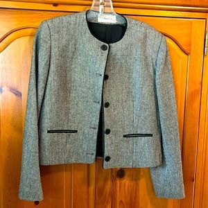 Vintage Evan Picone wool houndstooth jacket